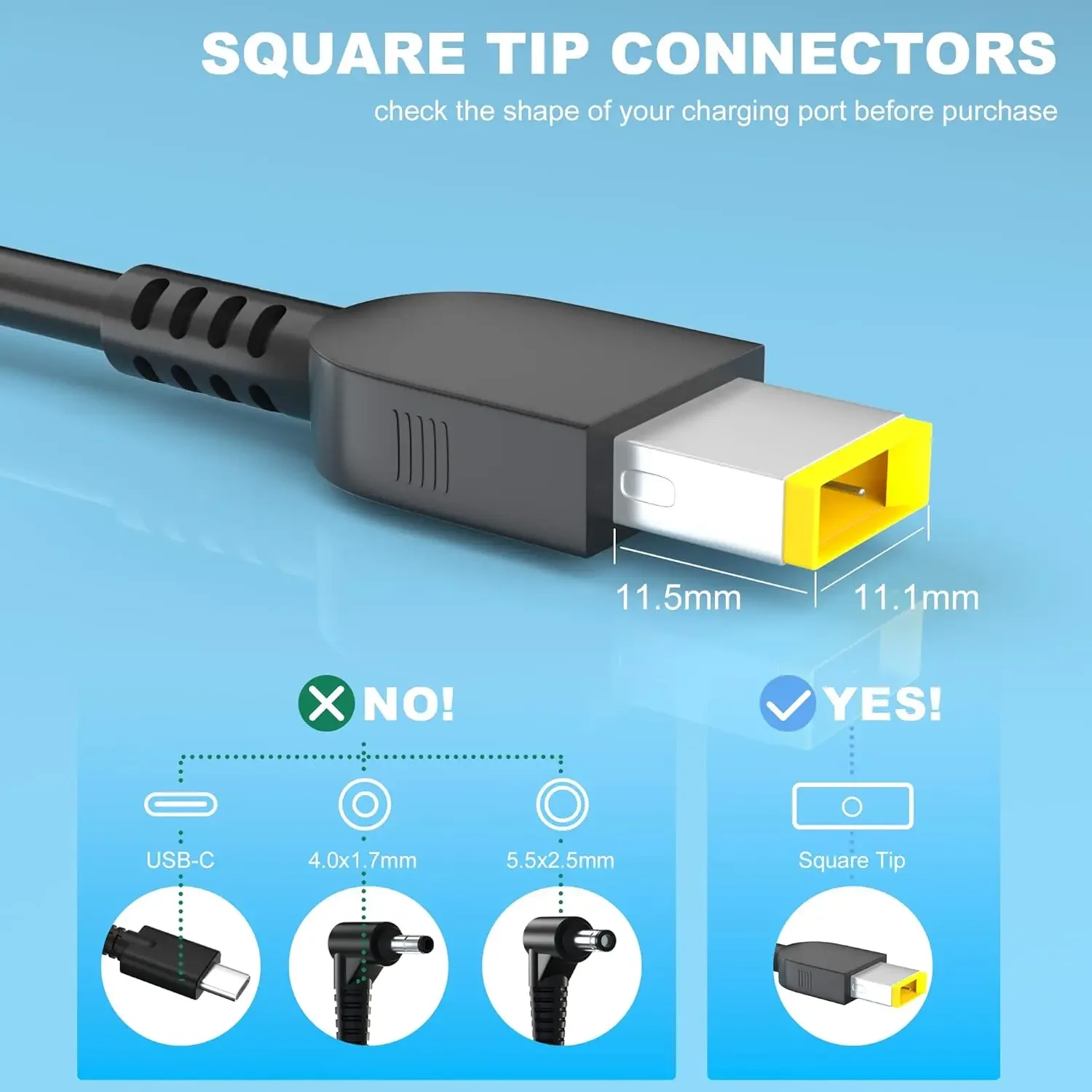 Зарядное устройство для ноутбука Lenovo Yoga S210 T440 X230S X240 X240S T431S Thinkpad V110-151SK