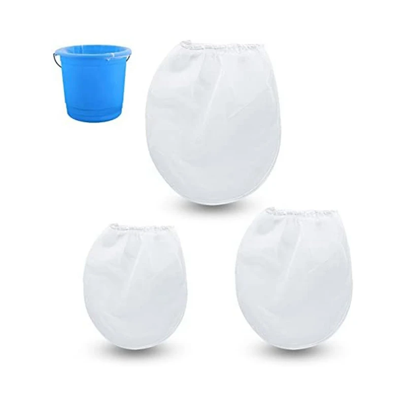 

White Fine Mesh Bag Hydroponic Paint Filter Bag Fit For Hydroponics Painting Gardening
