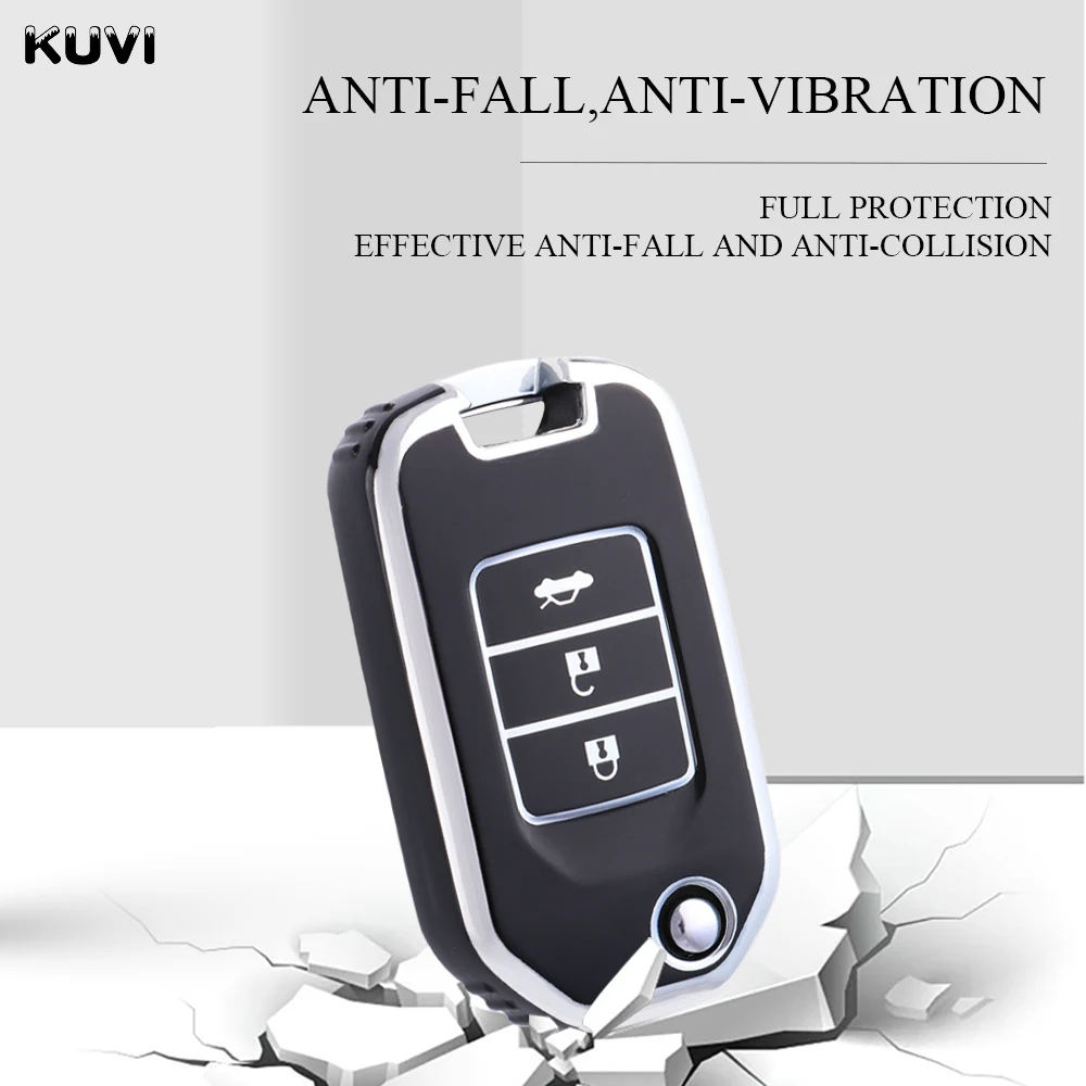 Автомобильный чехол-книжка из ТПУ для Honda Civic HRV CRV XRV