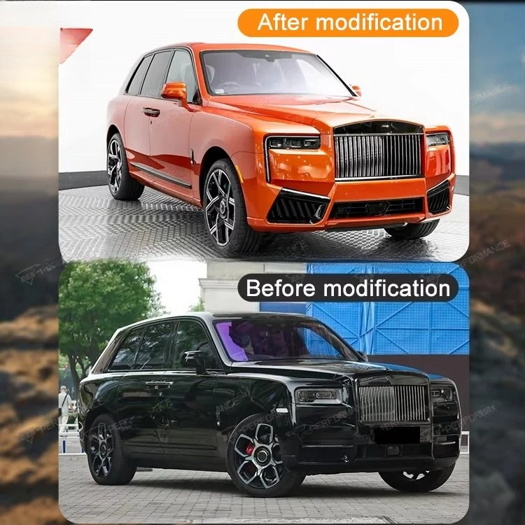 Полный комплект кузова для Rolls Royce Cullinan 2018-2024, обновление автомобильного бампера до 2025 года, новый стильный комплект для переоборудования автомобиля (art.: 3920d329f02bc) - 3920d329f02bc