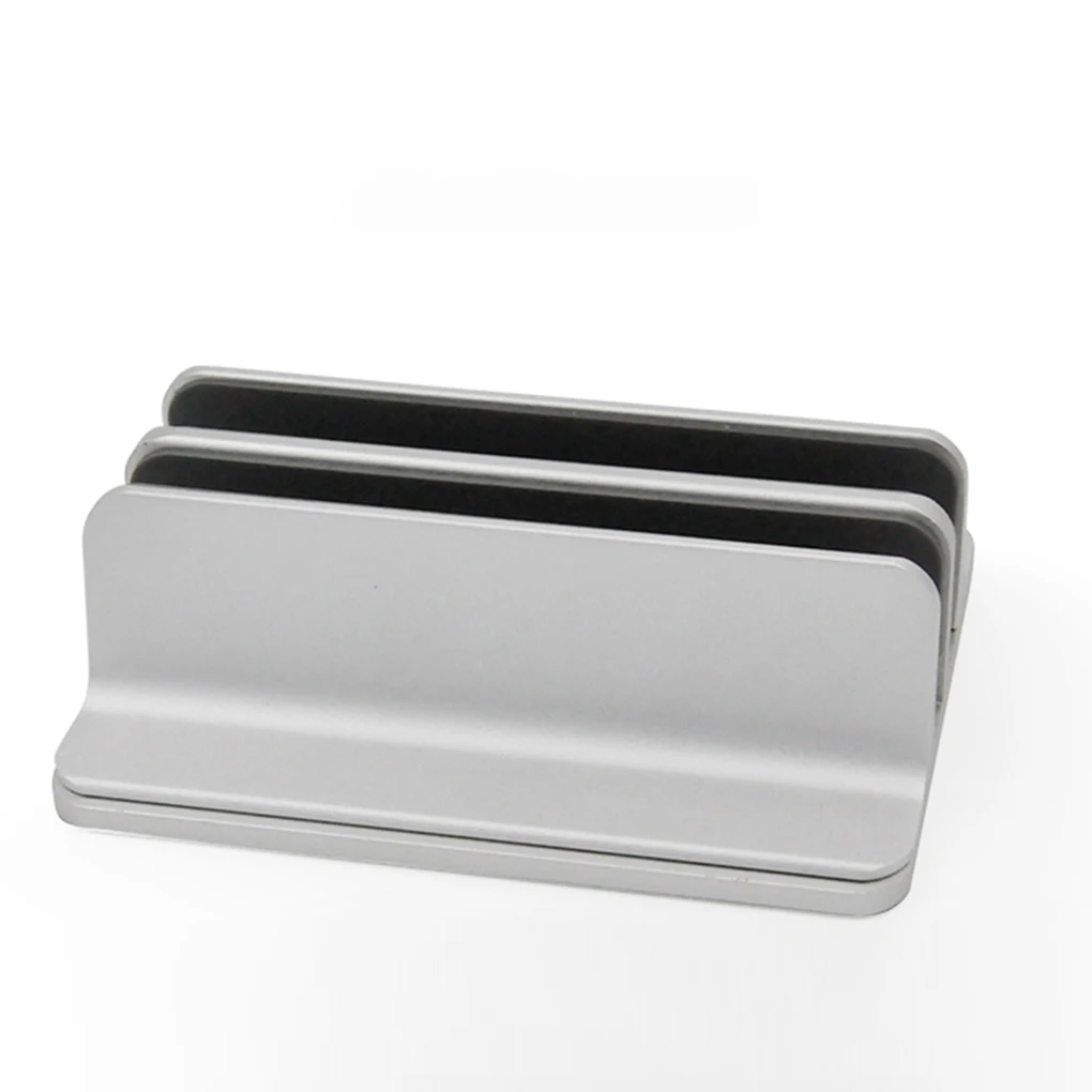 

Алюминиевый сплав ноутбук Настольный регулируемый держатель Вертикальный двойной слот стойка