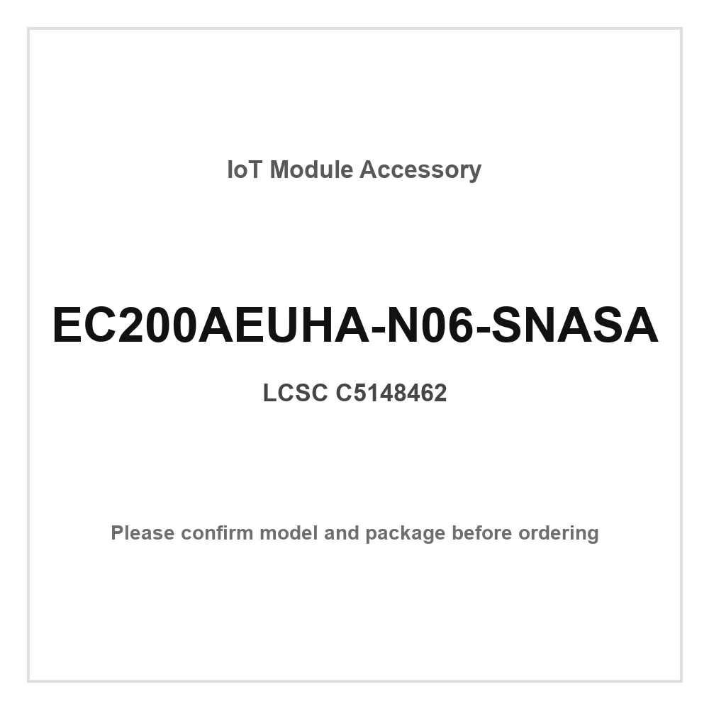 1 шт. EC200AEUHA-N06-SNASA SMD 32x29 мм LTE PCM SDIO I2C UART SPI USB ADC Модуль беспроводной связи сотовой сети LTE (art.: 3920dc091ff28) - 3920dc091ff28