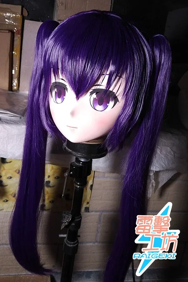 (RAIGEKI MAKS 105) Силиконовая голова Маска Helloween Crossdressing BJD DOLL Кигуруми Аниме Тесеза Rize