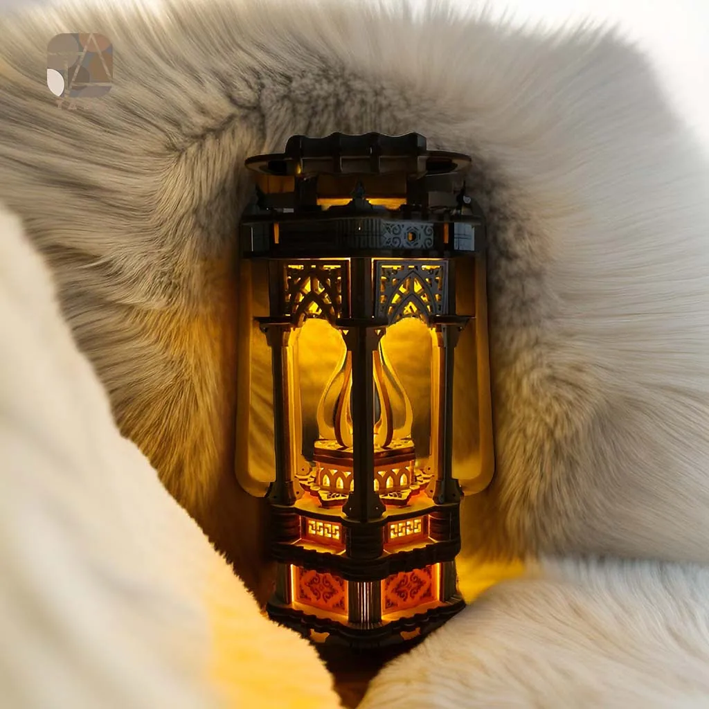 3D головоломка &quotсделай сам&quot с деревянным ночным фонариком модель сборки