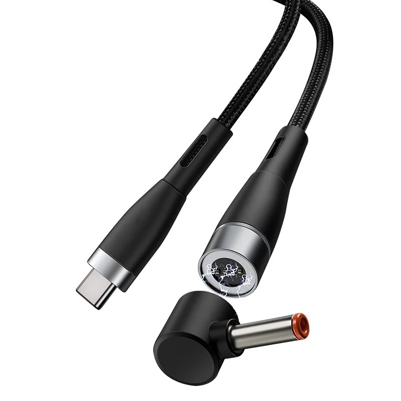 

FOR 100W Magnetic Cable USB Type C to DC Power Cable For Lenovo ThinkPad ideapad Laptops Notebook USB C Fast Charging DC Wire