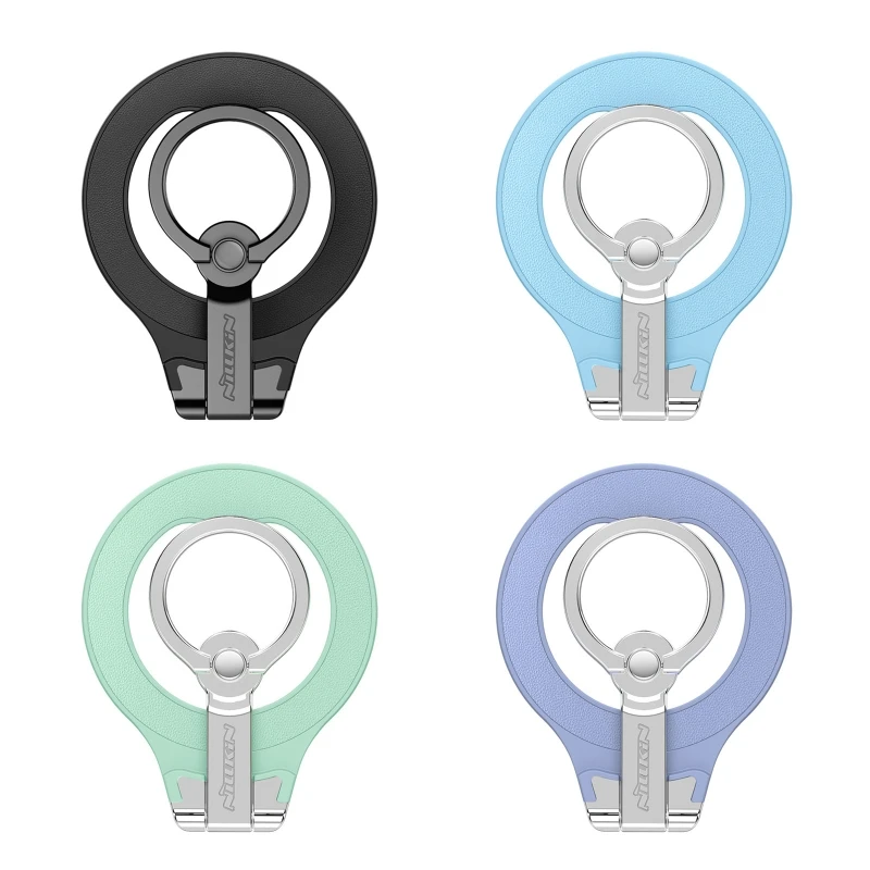 

2022 New Lightweight Portable Adhesive Ring Holder Compatible with Android/iOS Phone Magnetic Stand Ring Hook Phone Accessories