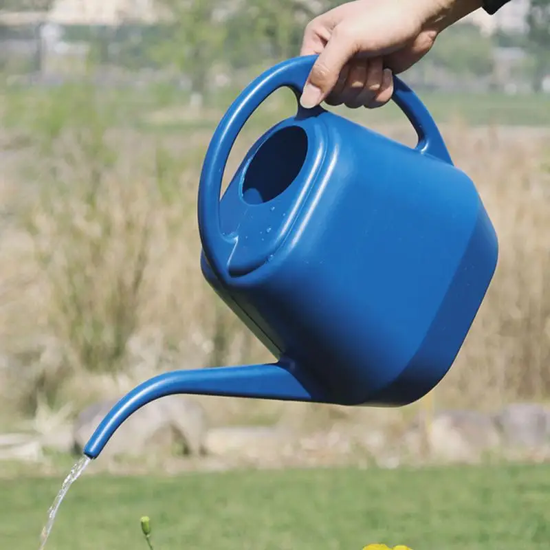 

4L Watering Can Plastic Long Spout Kettle Nordic Style Garden Flower Pot for Indoor Outdoor Bonsai Plants Gardening Shower