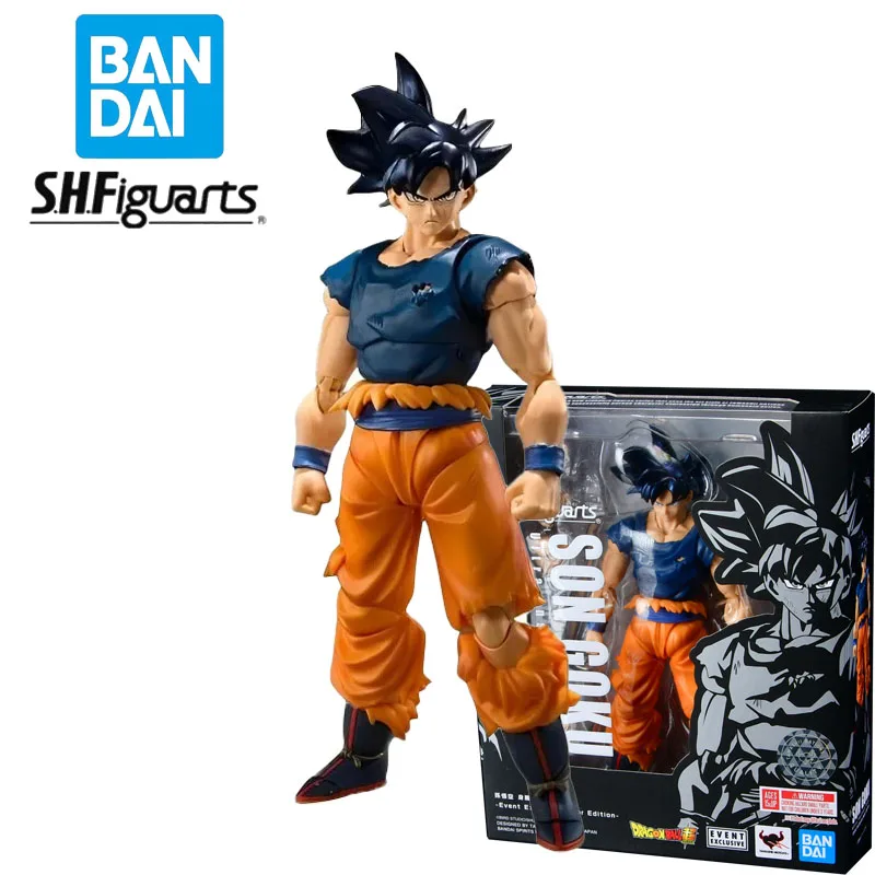

In Stock Dragon Ball Sun Goku Ultra Instinct Form Venue Exclusive Action Figure Bandai S.H.Figuarts Shipping Box Toys Gift Kid