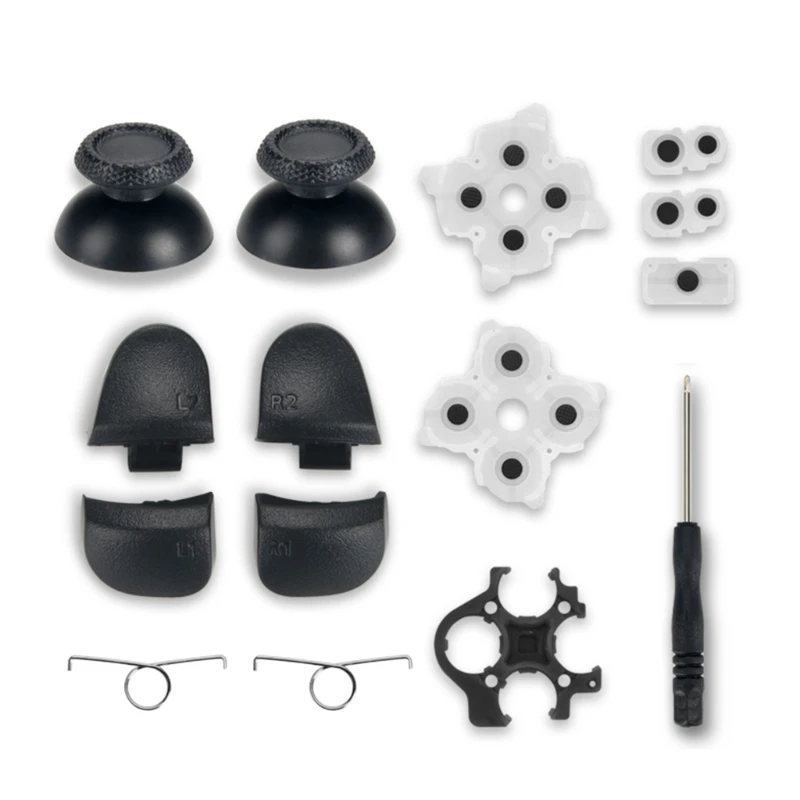 

R2-L2 L1-R1 Trigger-Buttons Mod Kit Analog Stick Conductive Rubber Repair Fit for PS5-Slim Controller Analog Stick Drop Shipping