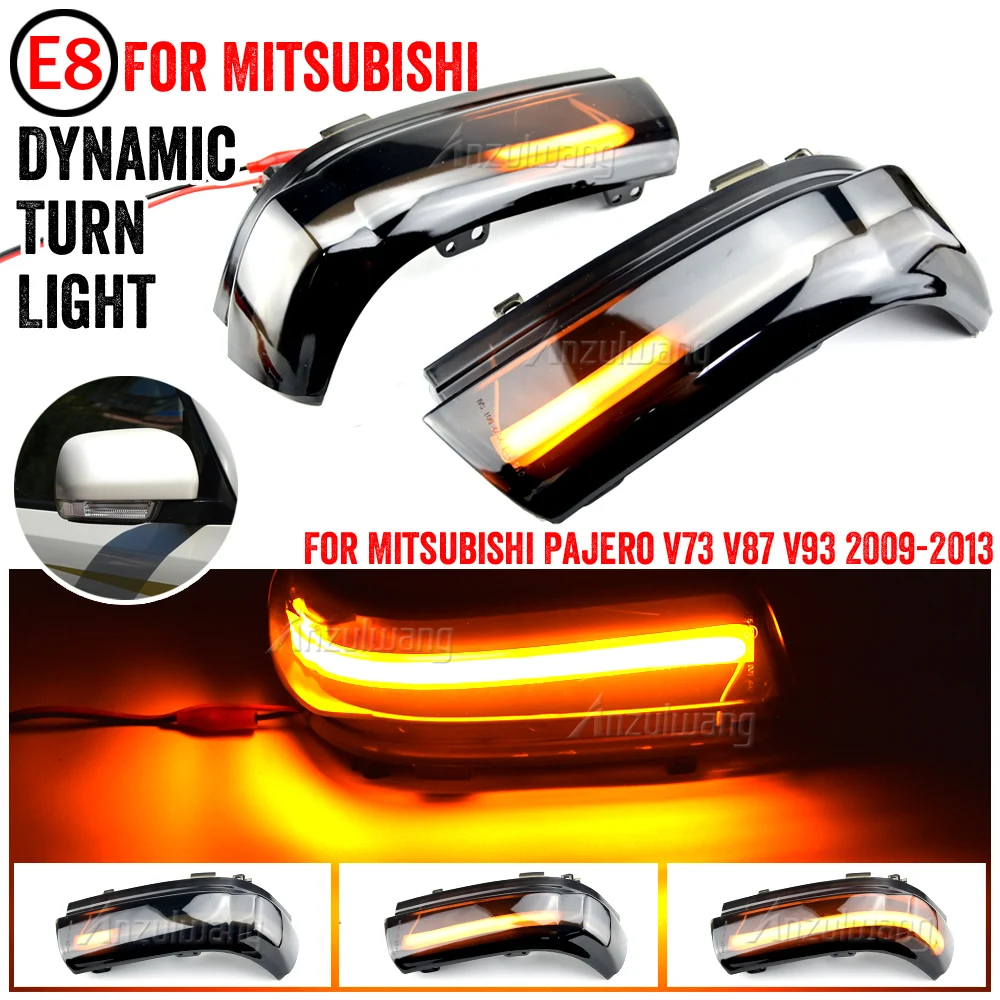 

Dynamic Led Turn Signal Rearview Mirror Indicator Blinker Light For Mitsubishi Pajero V73 V77 V93 V97 2006-2019