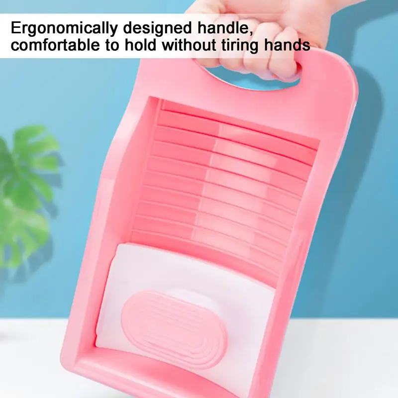 

Mini Hand Washboard Personal Underwear Sock Washing Board Portable Hand Wash Laundry Non-Slip Convenient Baby Clothes Washboard