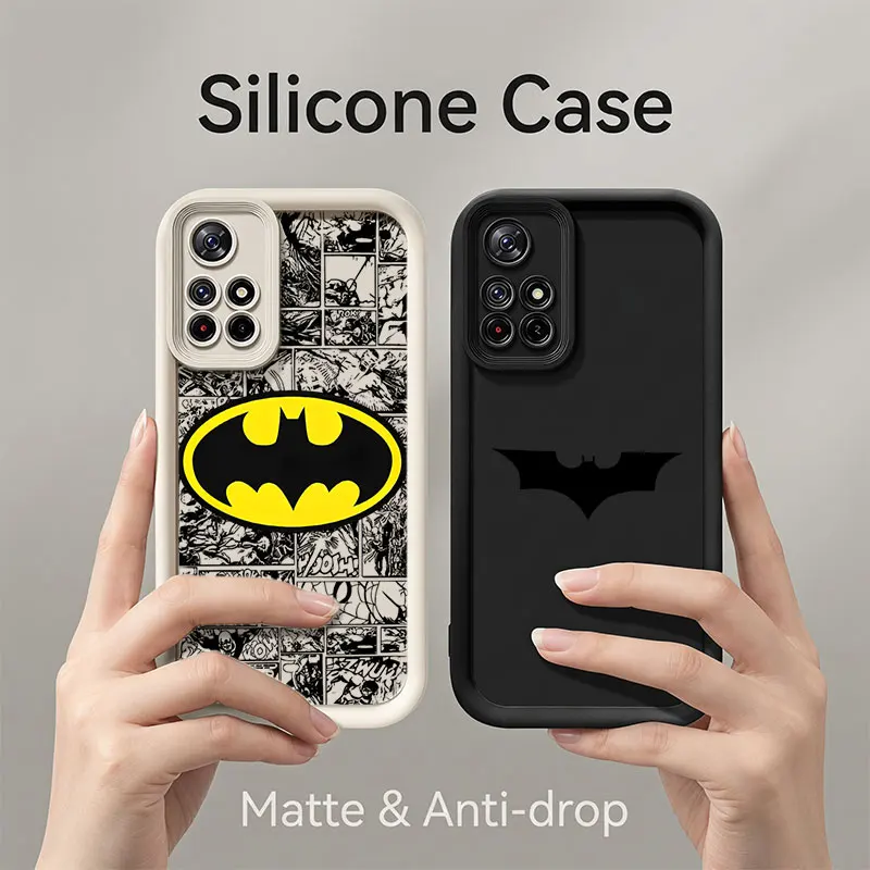 Фото Противоударный чехол для телефона B-Batmans Hero для Xiaomi Redmi Note 8 9S 10S 11 Pro Plus 12S 13 Pro+ 14S 15 Pro Plus №5