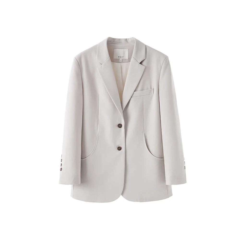 2022 New Fashion Korean Version Of All-match Thin And Women's Blazer Loose Casual Spring Summer Suit Jacket |