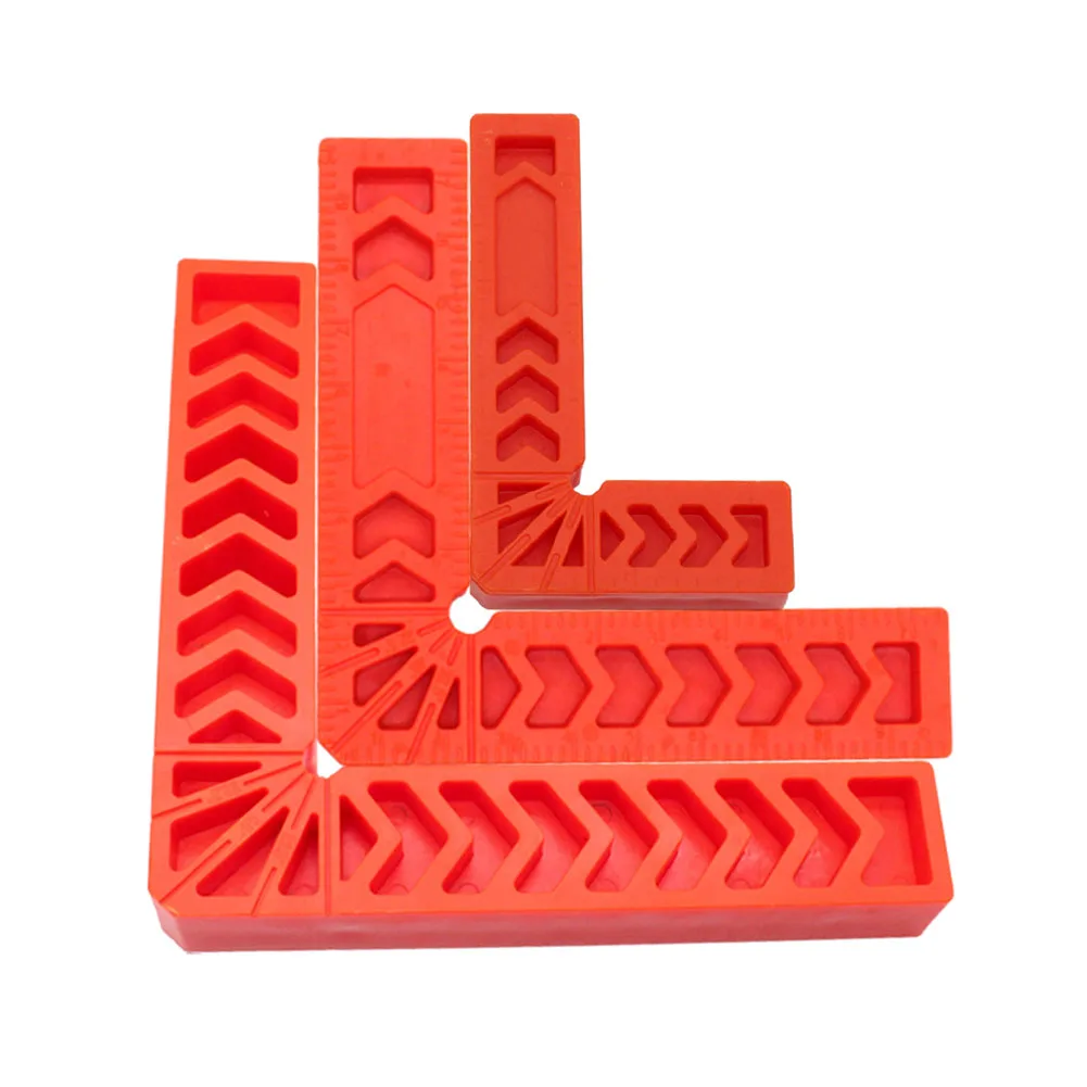 

3pcs Positioning Squares for Woodworking Tools Plastic 90 Degree L-Shaped Auxiliary Fixture Carpenter Corner Right Angle Clamps