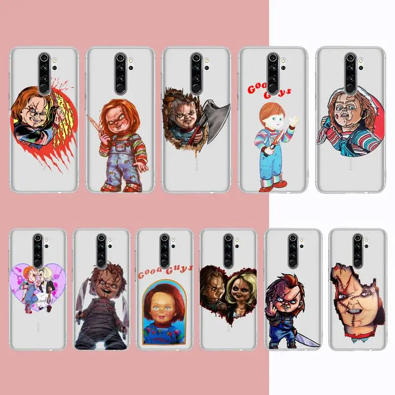 

Chucky Phone Case for Samsung S20 S10 lite S21 plus for Redmi Note8 9pro for Huawei P20 Clear Case