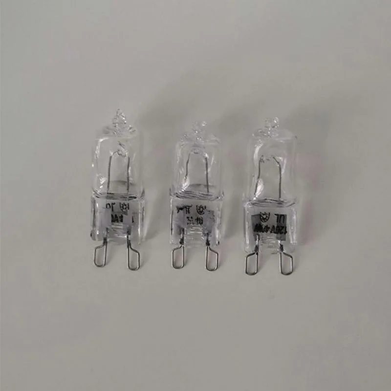 Стеклянные галогенные лампы G9 110 В 120 40 Вт теплый желтый свет