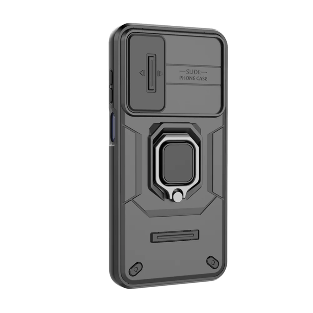 Для Samsung Galaxy M35 5G кольцо + передвижное окно задняя крышка армированный чехол для M 35