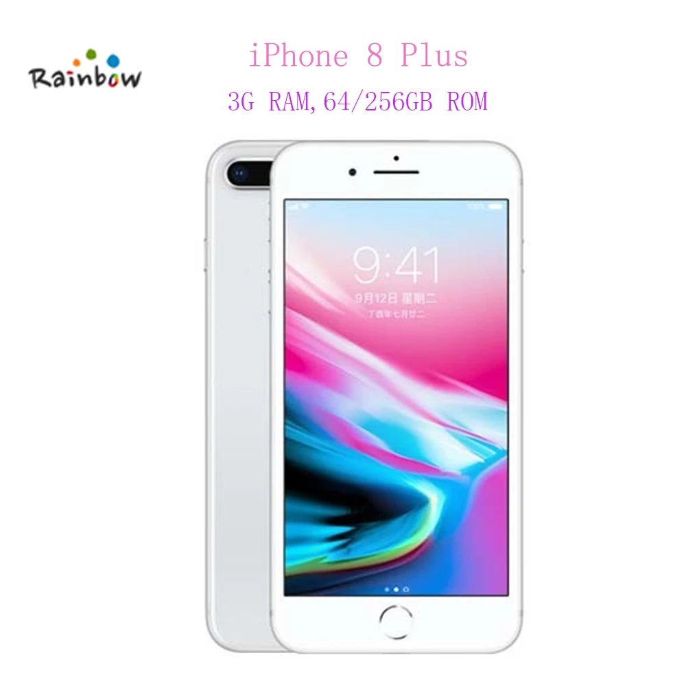 Оригинальный Apple iPhone 8 Plus экран 5 дюйма шестиядерный камера 12 МП и 7 мп 2691 мАч iOS LTE