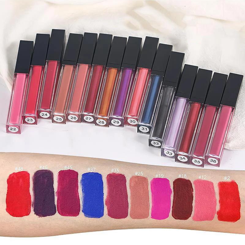 Matte matte lip glaze liquid lipstick makeup does not fall off and does not stick to the cup makeup without logo Dmg2