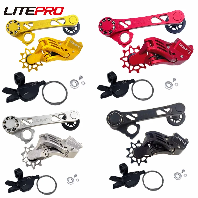 

JKLitepro складной велосипед 5-скоростной внешний 7-скоростной натяжитель цепи комплект преобразования задний переключатель цепи натяжитель цепи переключатель передач направляющая D