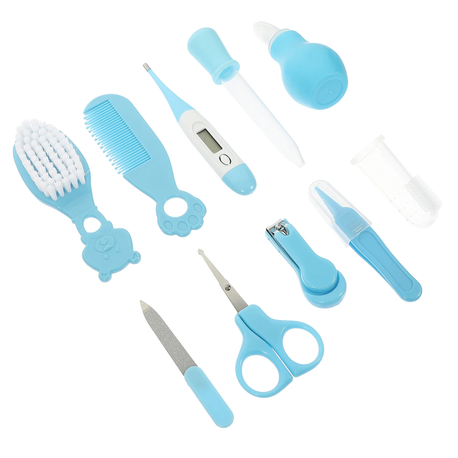 

1 Set of Infant Hair Comb Baby Nose Cleaner Portable Baby Nail Cutter Kids Grooming Supplies