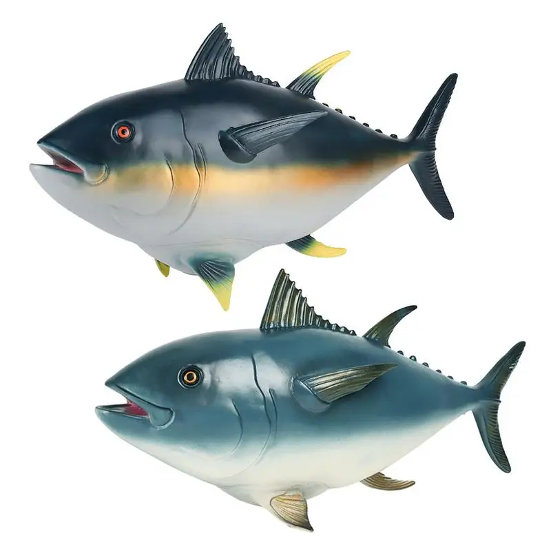 

Marine Animal Toys Realistic Children Soft Rubber Tuna Models for Boys & Girls, Cute Ocean Animal Model for Hugging, Accompany