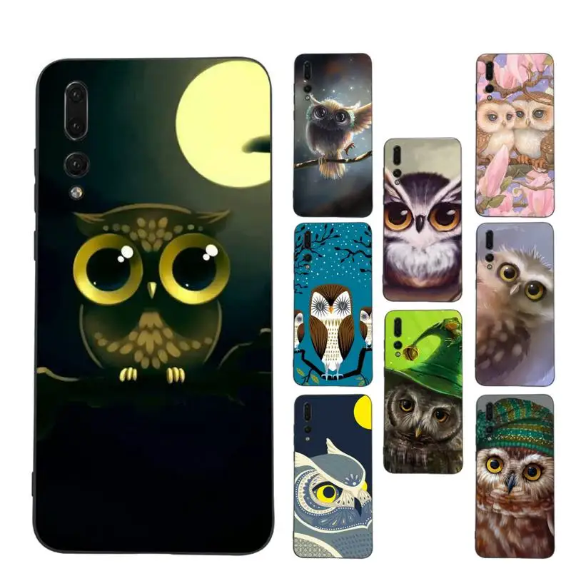 

Night Owl Phone Case for Huawei Honor 10 i 8X C 5A 20 9 10 30 lite pro Voew 10 20 V30