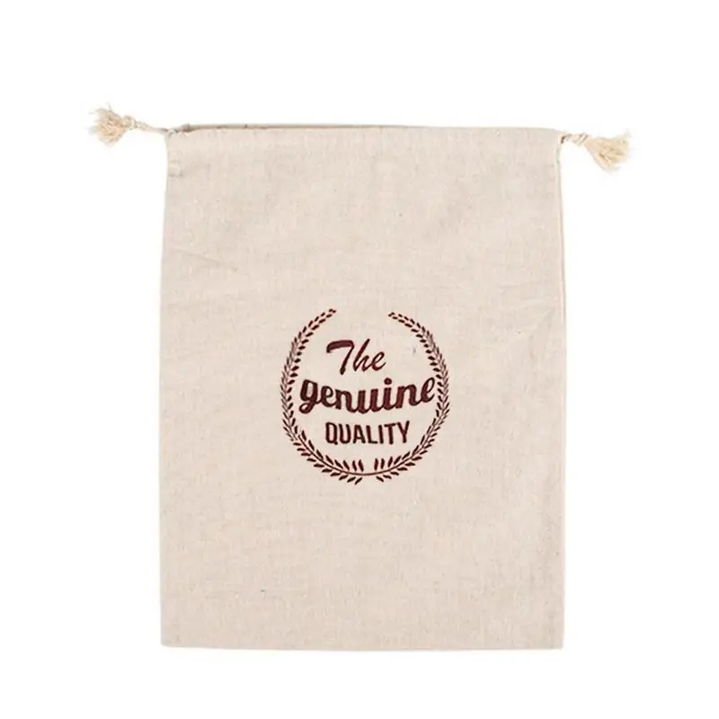 

Linen Bread Bag Bread Storage Container For Homemade Bread Unbleached Reusable Food Storage With Drawstring Housewarming Wedding