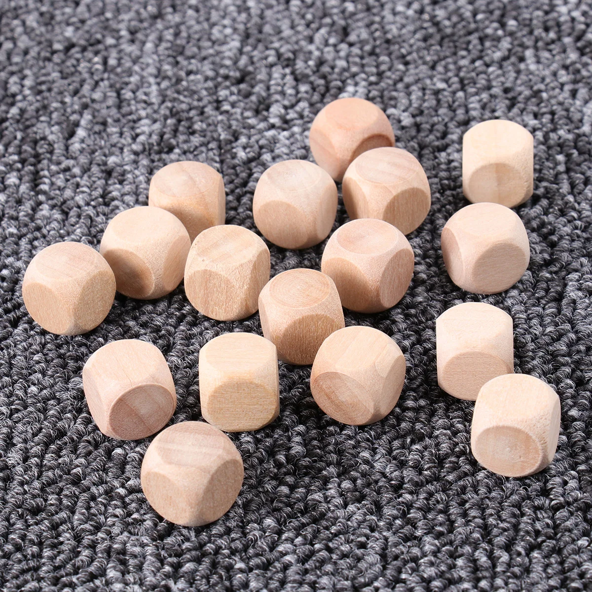 

Dice Wooden Wood Blocks Blank Craft Sided Six Plain Unfinished Square Cubes Natural Crafts Block Lawn Set Squares Wedding