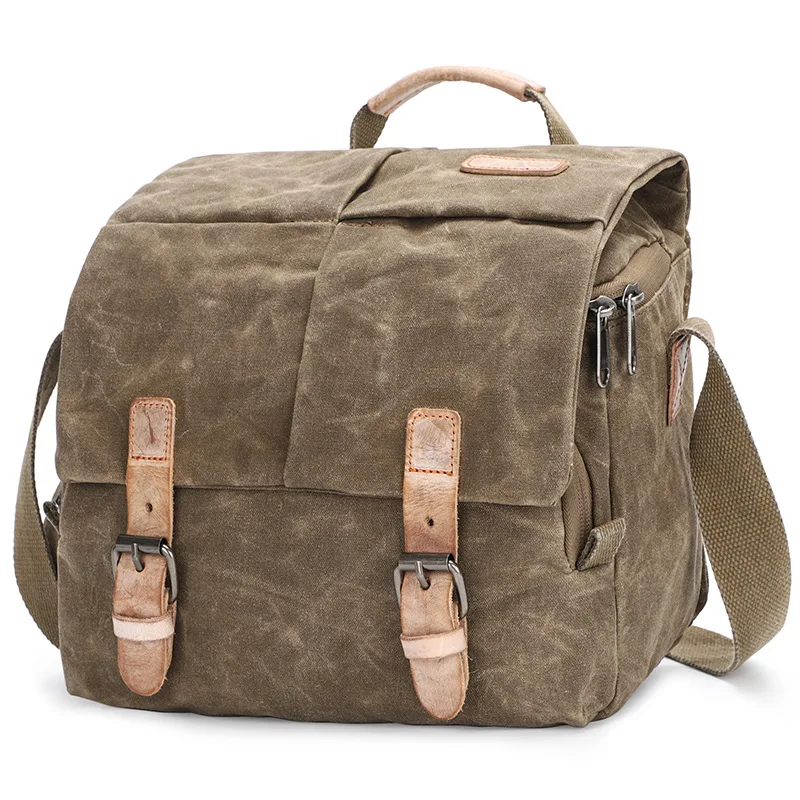 

Портативная сумка через плечо для фотокамеры EOS Водонепроницаемая Холщовая Сумка через плечо для мужчин и женщин SLR сумка для цифровой фото...