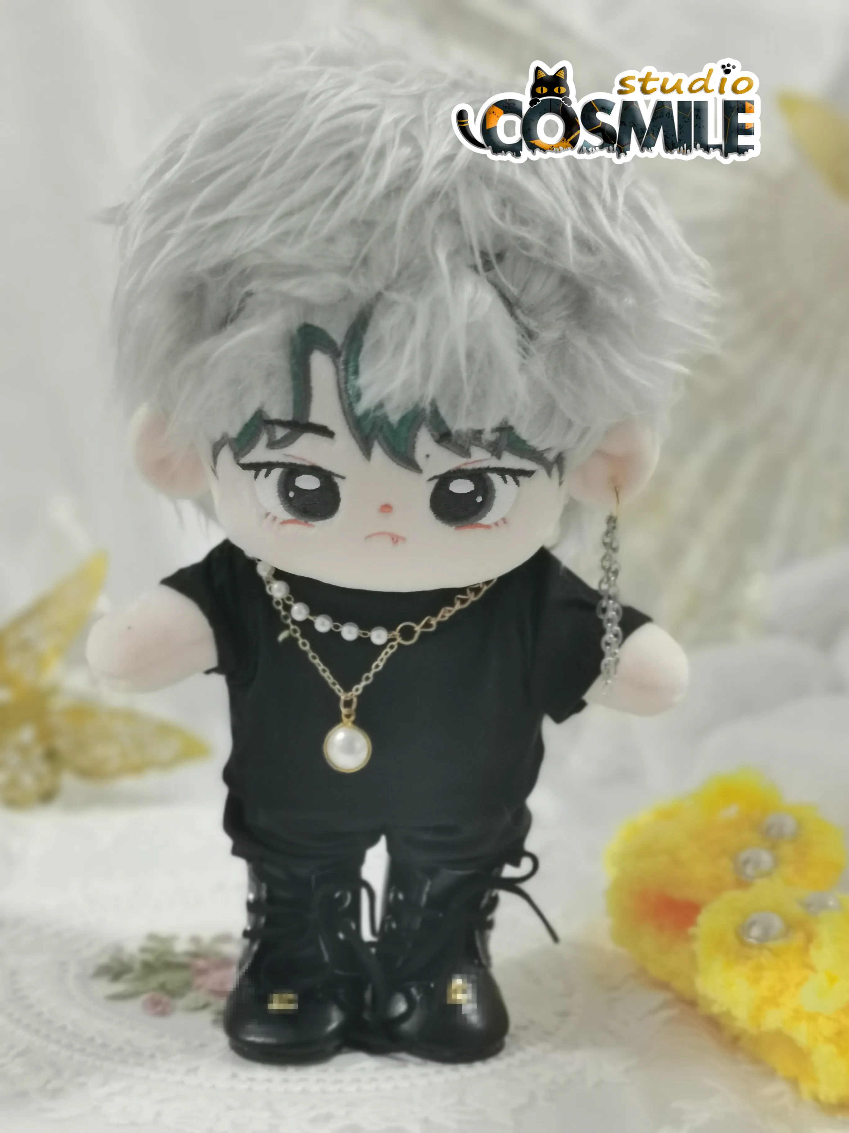Уличная танцевальная одежда из Китая SDC The Untamed Yibo Idol Song Nian Grey плюшевая кукла 20 см