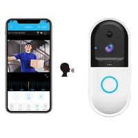 wireless smart battery operated doorbell camera wifi video home security night vision door bell