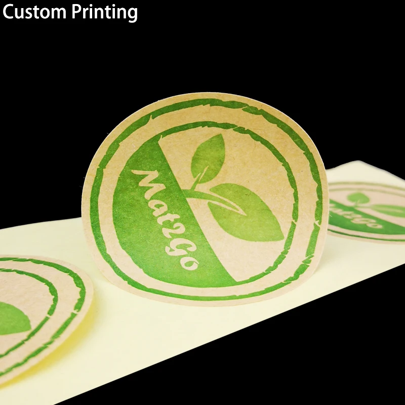 100/500 шт. экологически чистые этикетки для бутылок 50x50 мм |