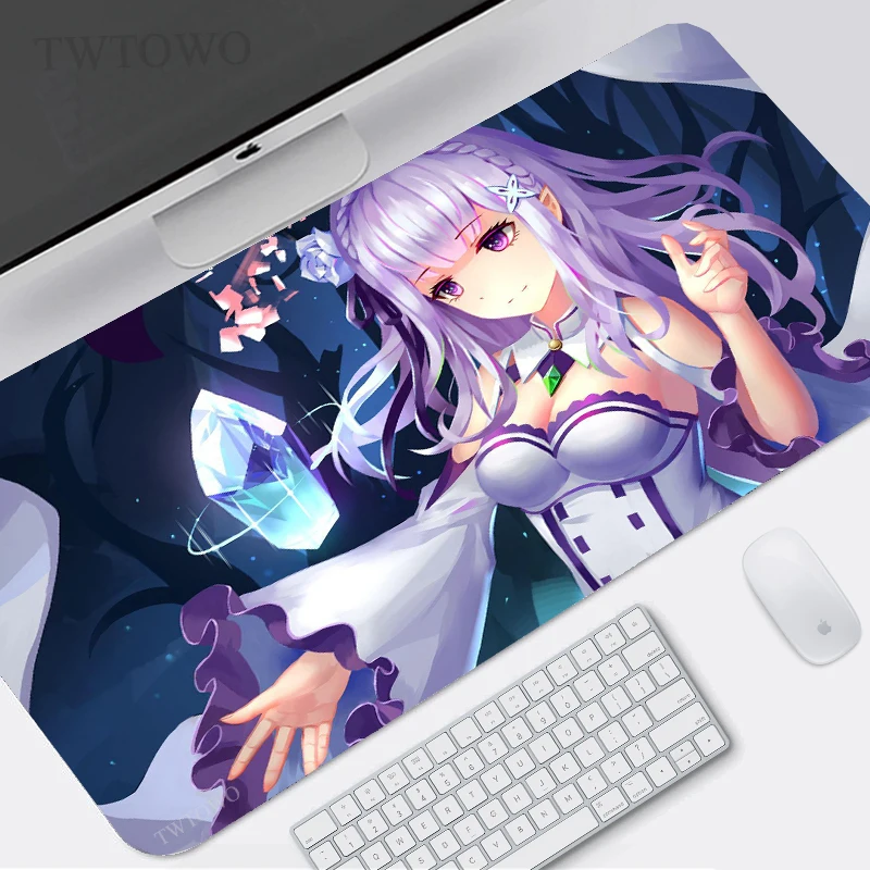 

Re:life in a Different World From Zero Mouse Pad Gaming XL New Home Large Mousepad XXL keyboard pad Carpet Natural Rubber Soft