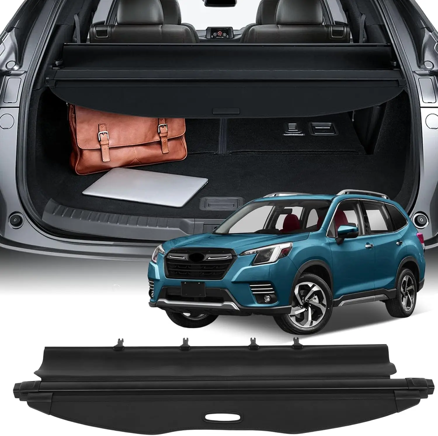 

Выдвижная задняя крышка багажника для 2019-2022 2023 2024, подходит для Subaru Forester 2,5 л, выдвижная защитная шторка заднего багажника C