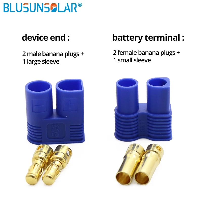 

10 Pairs/Lot high performance EC5 Plug 5mm Bullet Connectors1 00A RC LiPo Battery Charge Adapter M/F Connector For RC Part