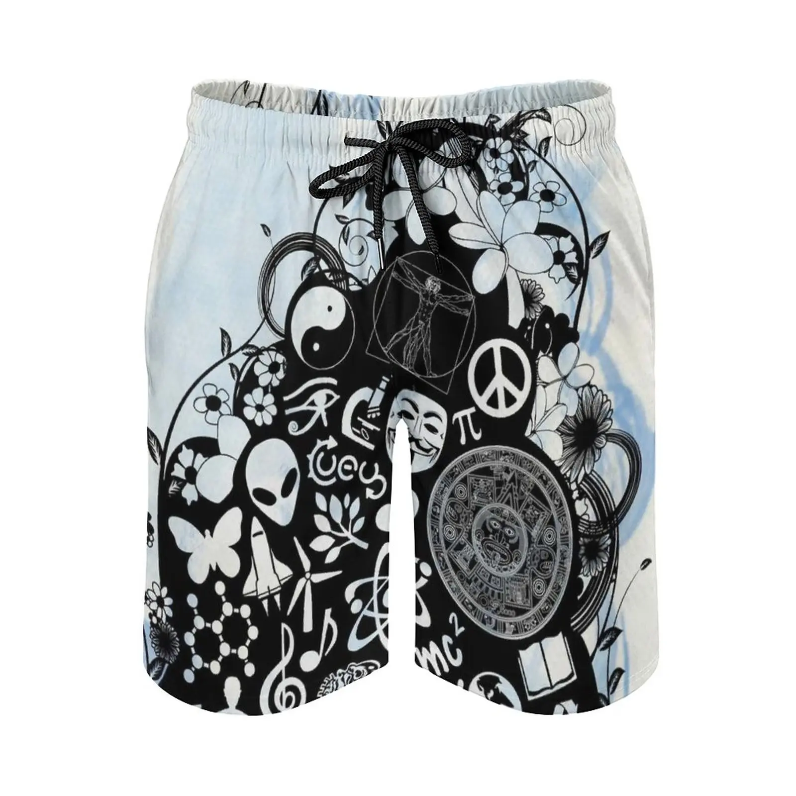 

Never Stop Learning Men's Beach Shorts Swim Trunks With Pockets Mesh Lining Surfing Uey333 Uey Stadno Stadnichenko Never Stop