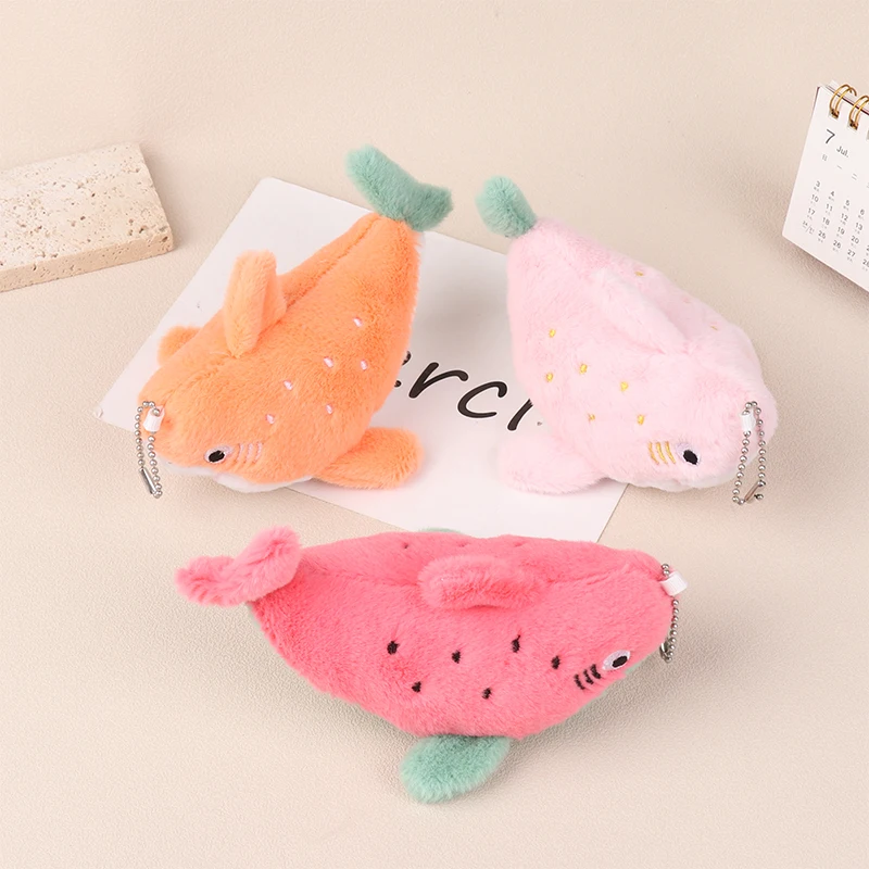 1 х мультяшный фрукт Акула плюшевая игрушка арбуз оранжевая искусственная мягкая