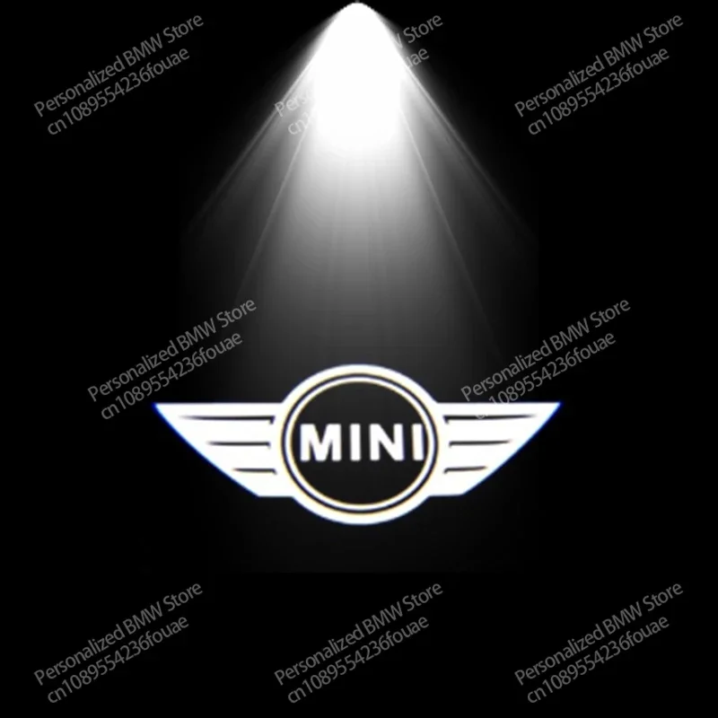 

2 шт. светодиодный проектор для дверей автомобиля, лампа приветствия, автомобильные аксессуары для Mini Cooper One S JCW R55 R56 R50 R53 R60 F55 F56 Стайлинг автомобиля