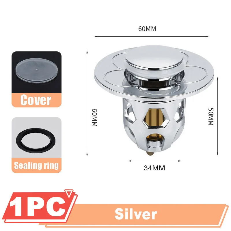 

Выдвижной фильтр для сливного отверстия раковины 34-40 мм