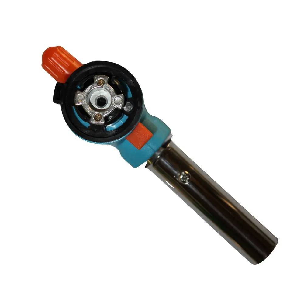 Горелка газовая на баллон пьезоподжиг своб. вращение 360° пламя 1300° 80х150мм