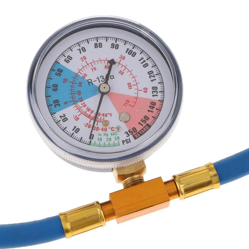 Автомобильные пластиковые охлаждающие трубки R134A до R12/R22 A/C шланг с манометром