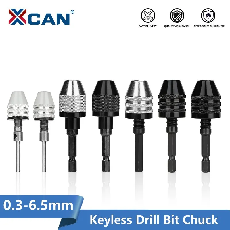 Chuck 0.3-3.4mm 0.3-6.5mm 0.3-8mm Hex Shank Chuck Adapter Drill Drilling Converter Tool Drill Chuck Clamp