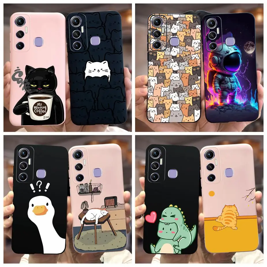 Для Infinix Hot 11 чехол X662 X662B X689F милый с рисунком конфет 6 ''Мягкая силиконовая