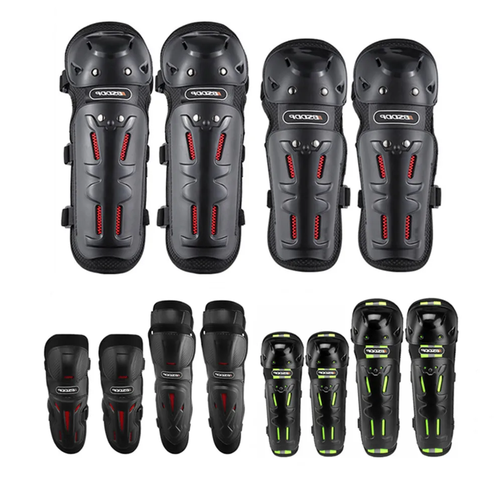 

Наколенники для взрослых 4 шт., легкие дышащие Регулируемые налокотники, защита для колена, аксессуары для мотоциклов