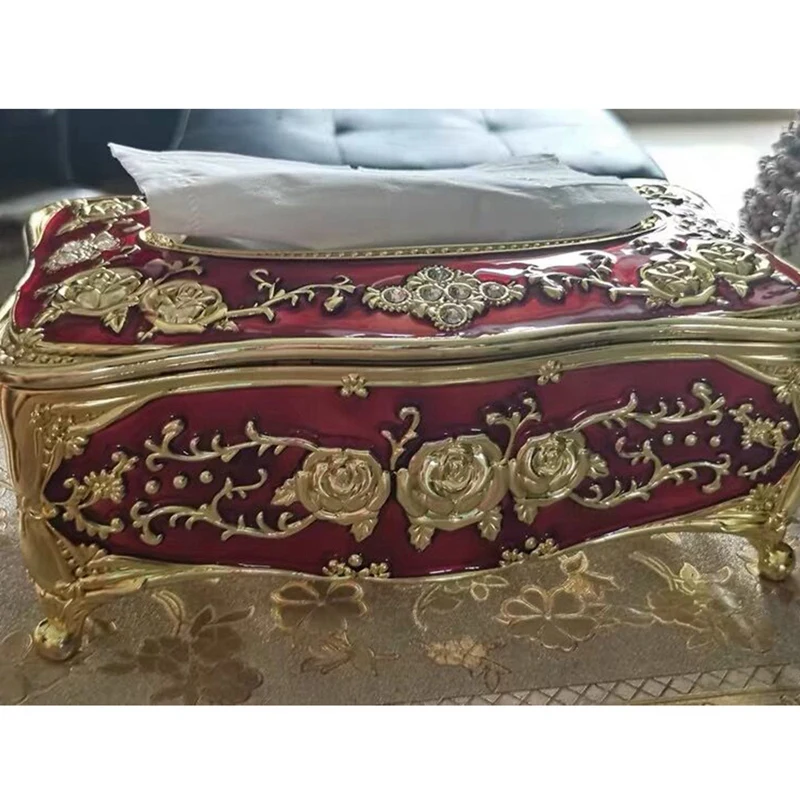 Роскошная коробка для салфеток в европейском стиле универсальный держатель