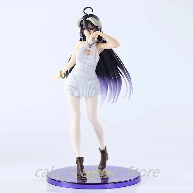 

22cm Anime OVERLORD Figure Wedding Dress Albedo PVC Action Figure Toys Collectible Model Toys Kid Gift