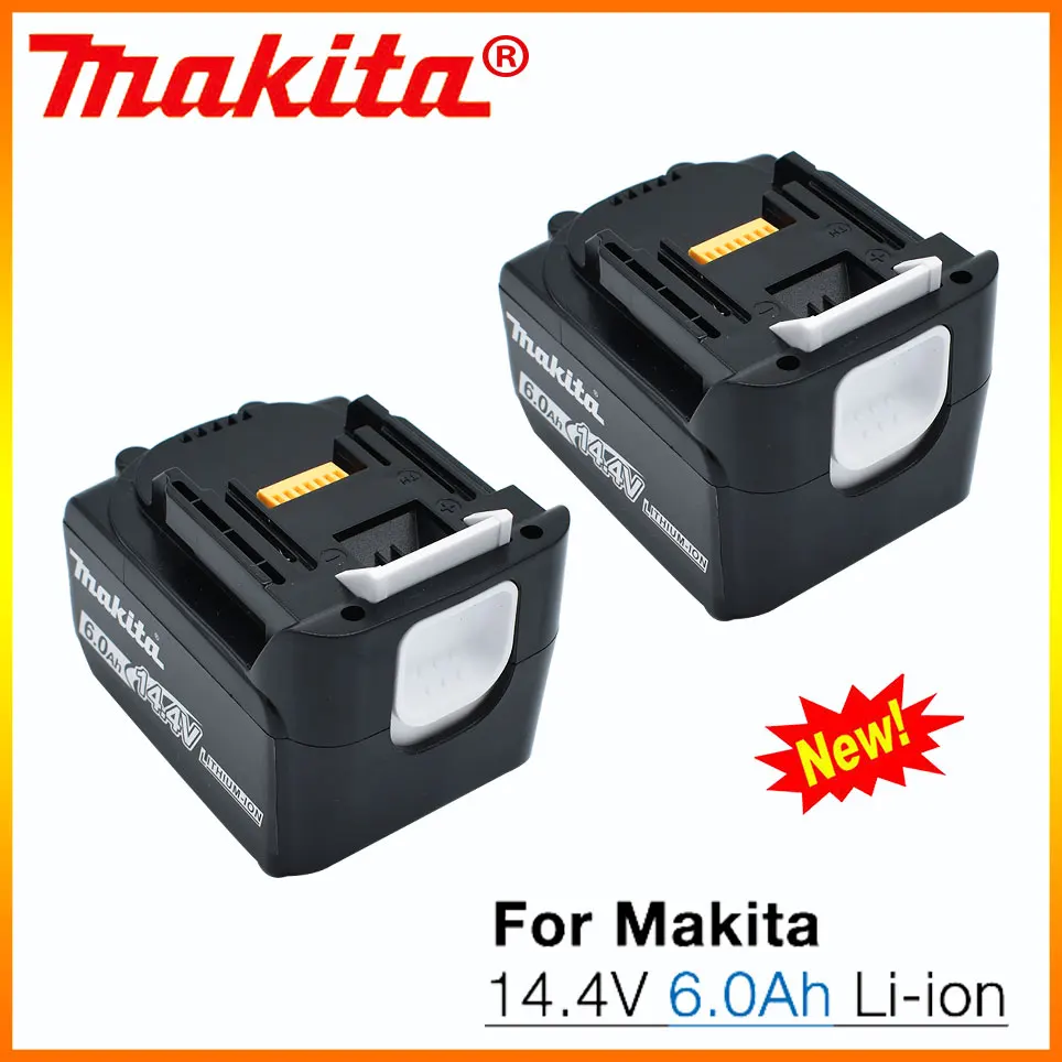 

14.4V Makita 6.0Ah rechargeable battery LED indicator for BL1430 BL1415 BL1440 196875-4 194558-0 195444-8 Makita 14.4V 6000mAh