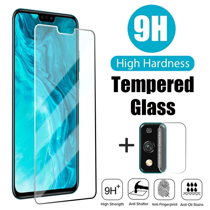 

2in1 Protective Glass For Honor 9 50 30 20 10 9X 8X 7X 9C 8C 9A 8A Pro Camera Lens Film For Honor 9S 8S 9X 10X Lite 30 20 10i