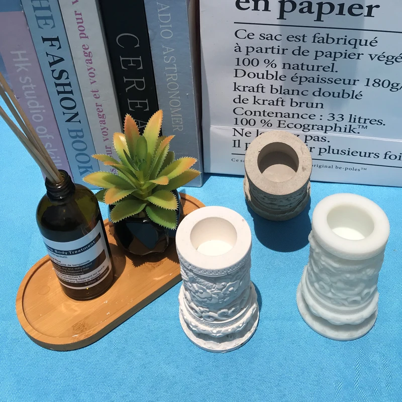 Подсвечник для свечей пластырь форма с рисунком дракона и феникса подсвечника